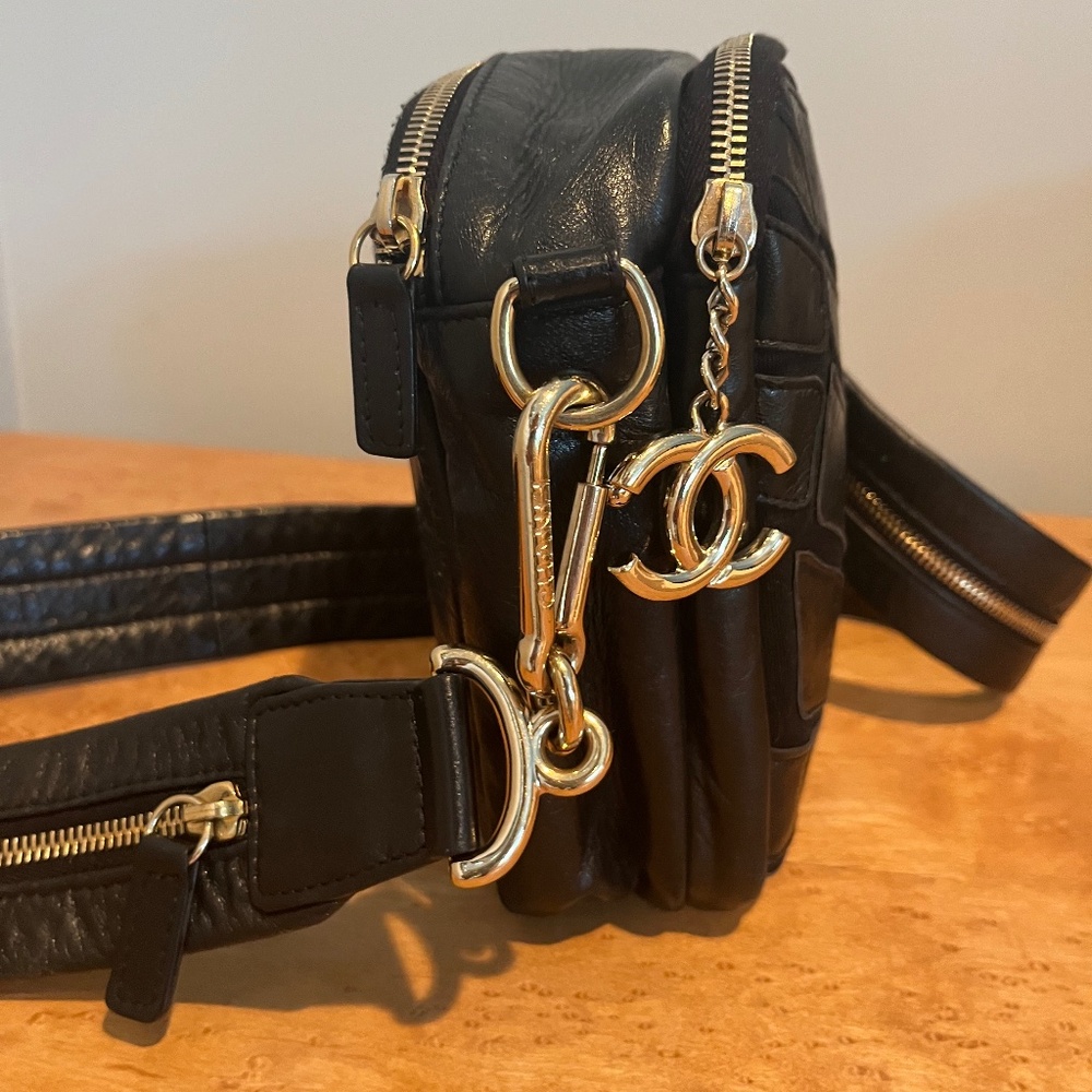 Authentic Chanel Camera Bag Giraffe Pattern Purse - image 1